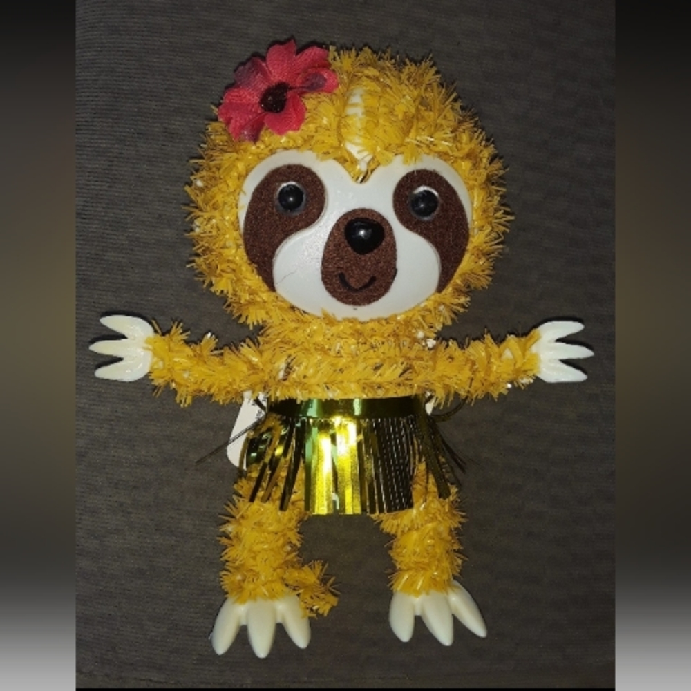 Luau Tinsel Sloth